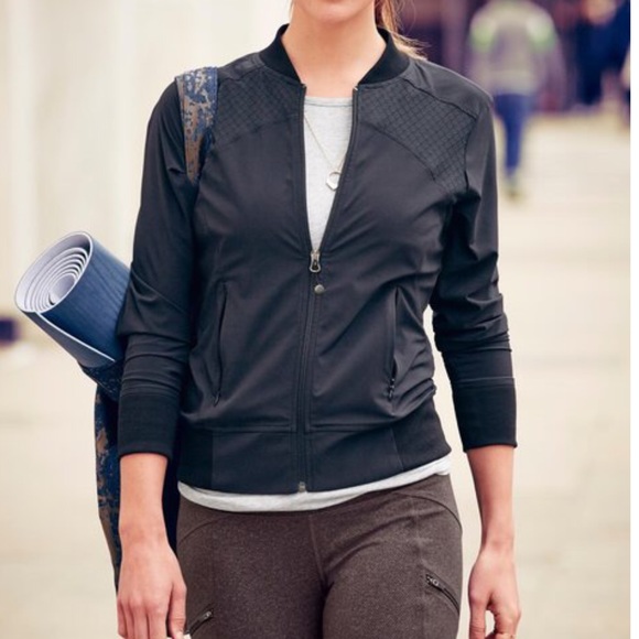 athleta bomber jacket